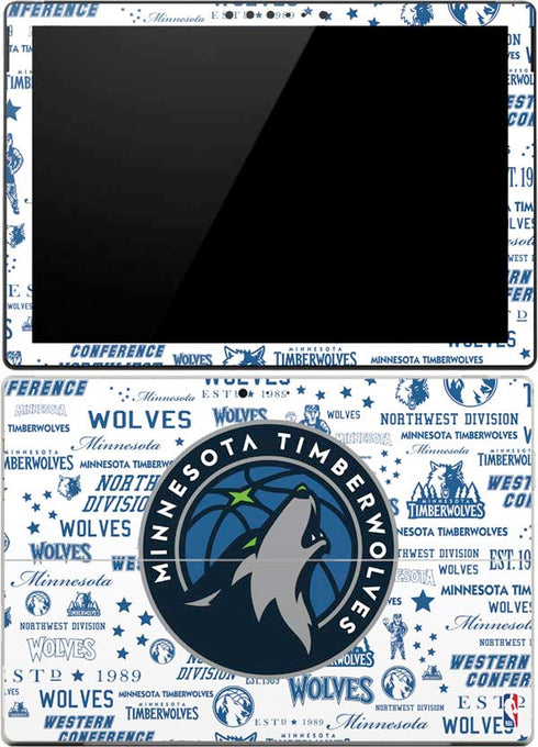 NBA Minnesota Timberwolves Historic Blast Surface Pro (2017) Skin