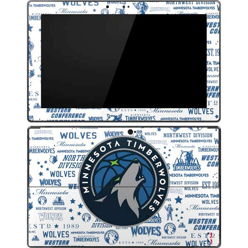 NBA Minnesota Timberwolves Historic Blast Surface Pro Tablet Skin