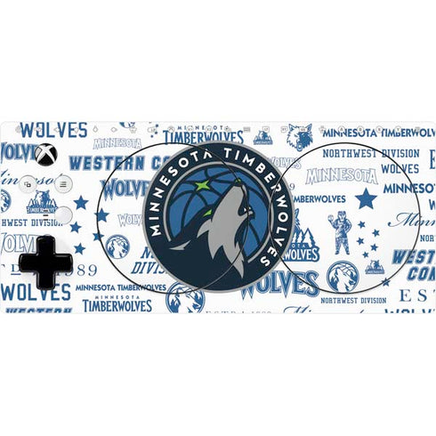 NBA Minnesota Timberwolves Historic Blast Xbox Adaptive Controller Skin