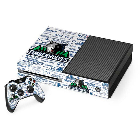 NBA Minnesota Timberwolves Historic Blast Xbox One Skins