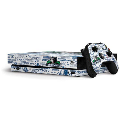 NBA Minnesota Timberwolves Historic Blast Xbox One Skins