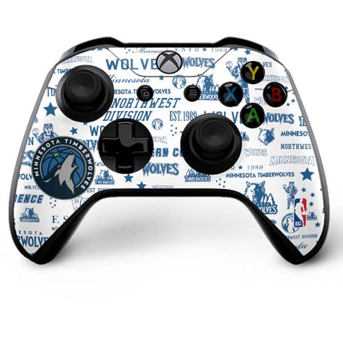 NBA Minnesota Timberwolves Historic Blast Xbox One X Bundle Skin
