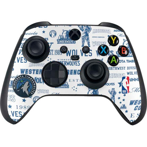 NBA Minnesota Timberwolves Historic Blast Xbox Series X Bundle Skin