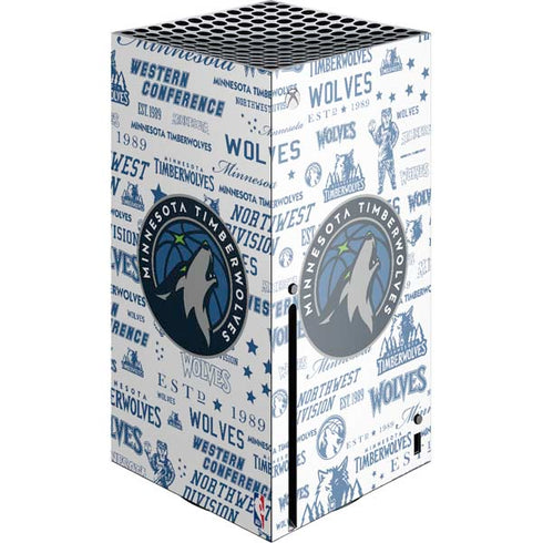 NBA Minnesota Timberwolves Historic Blast Xbox Series X Skins