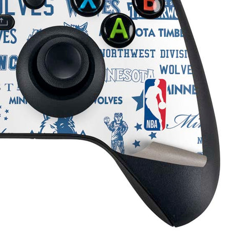 NBA Minnesota Timberwolves Historic Blast Xbox Series X Controller Skin