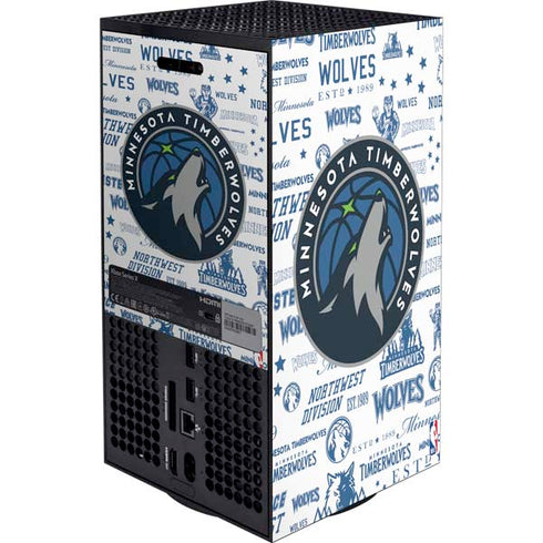 NBA Minnesota Timberwolves Historic Blast XBox Series X Digital Edition Bundle Skin