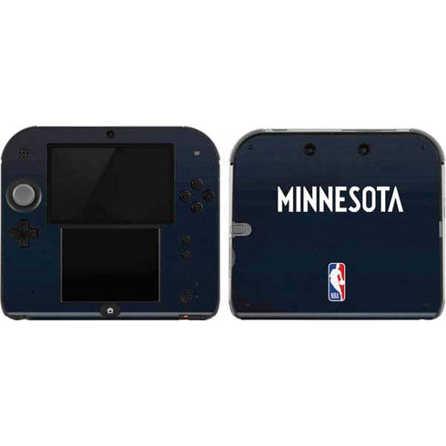 NBA Minnesota Timberwolves Jersey Nintendo 2DS Skin