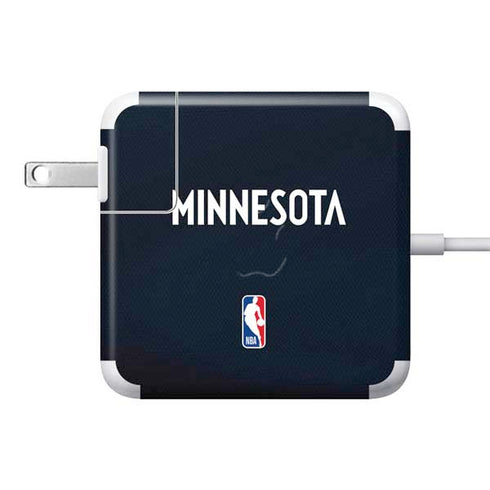 NBA Minnesota Timberwolves Jersey 85W Power Adapter (15 and 17 inch MacBook Pro Charger) Skin