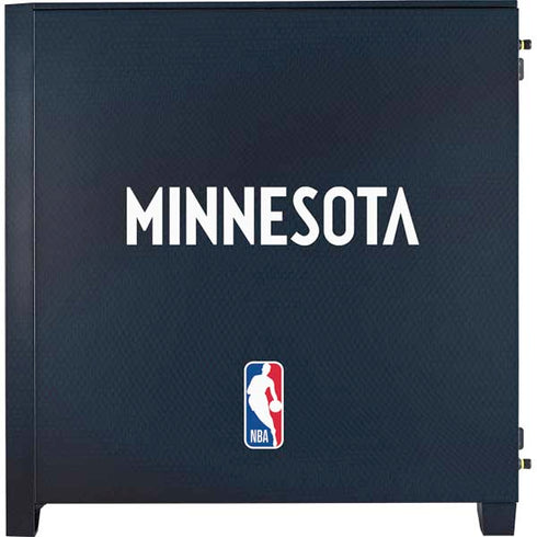 NBA Minnesota Timberwolves Jersey Corsair 4000D Tempered Glass Mid-Tower ATX Case Skin