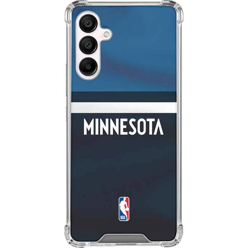 NBA Minnesota Timberwolves Jersey Galaxy A16 5G Clear Case
