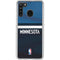 NBA Minnesota Timberwolves Jersey Galaxy A21 Clear Case
