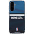 NBA Minnesota Timberwolves Jersey Galaxy A36 5G Clear Case