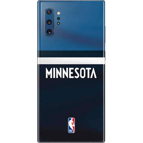 NBA Minnesota Timberwolves Jersey Galaxy Note 10 Plus Skin