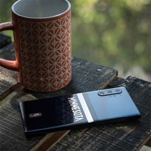 NBA Minnesota Timberwolves Jersey Galaxy Note 10 Plus Skin