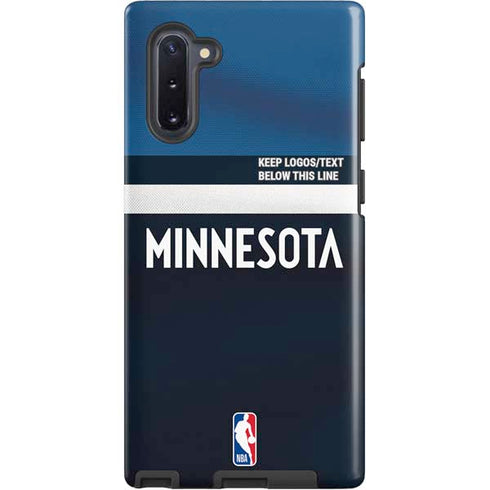NBA Minnesota Timberwolves Jersey Galaxy Cases