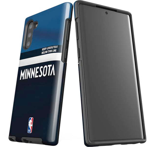 NBA Minnesota Timberwolves Jersey Galaxy Note 10 Pro Case