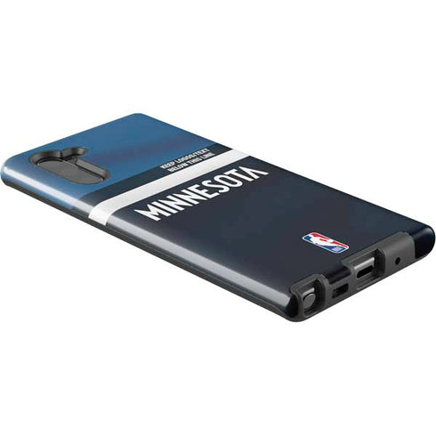 NBA Minnesota Timberwolves Jersey Galaxy Note 10 Pro Case