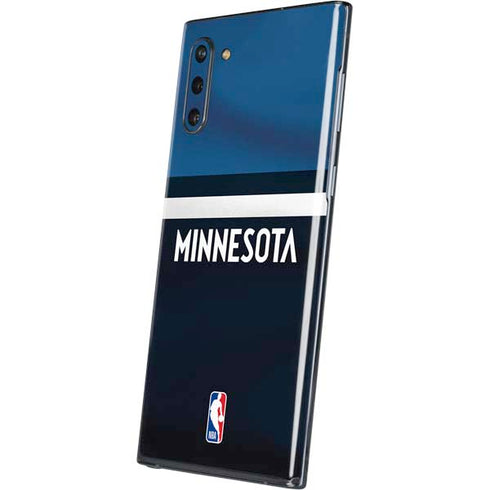 NBA Minnesota Timberwolves Jersey Galaxy Note 10 Skin