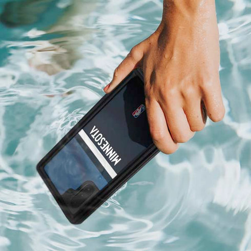 NBA Minnesota Timberwolves Jersey Galaxy Note 10 Waterproof Case