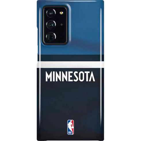 NBA Minnesota Timberwolves Jersey Galaxy Note20 Ultra 5G Lite Case