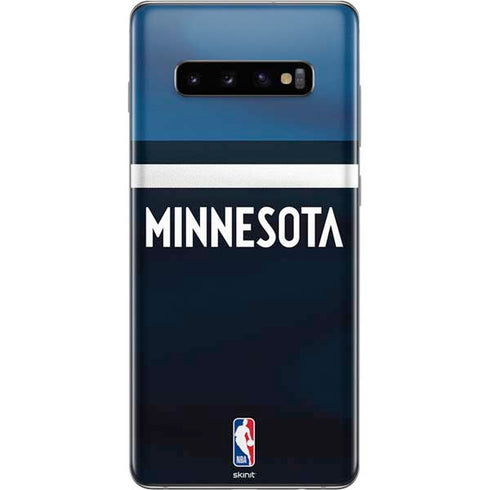 NBA Minnesota Timberwolves Jersey Galaxy S10 Plus Skin