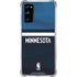 NBA Minnesota Timberwolves Jersey Galaxy S20 FE Clear Case