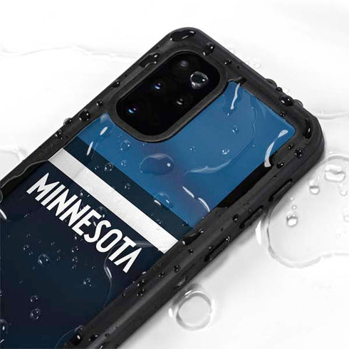 NBA Minnesota Timberwolves Jersey Galaxy S20 Plus Waterproof Case