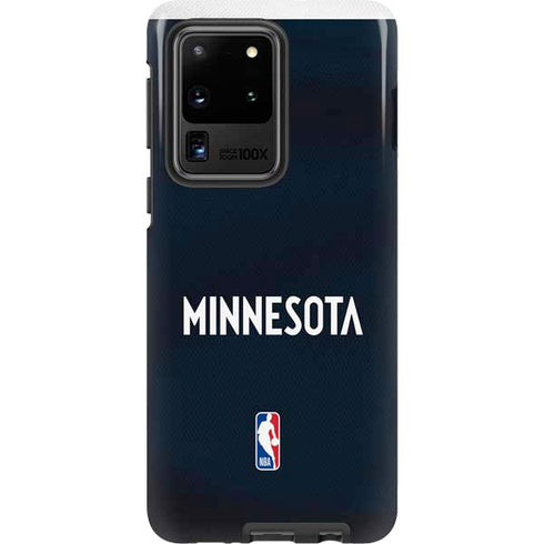 NBA Minnesota Timberwolves Jersey Galaxy S20 Ultra 5G Pro Case