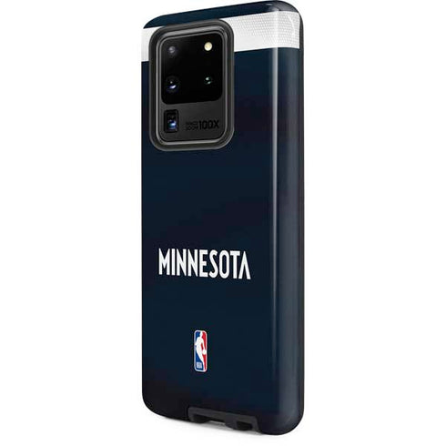 NBA Minnesota Timberwolves Jersey Galaxy S20 Ultra 5G Pro Case