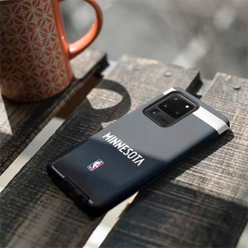 NBA Minnesota Timberwolves Jersey Galaxy S20 Ultra 5G Pro Case