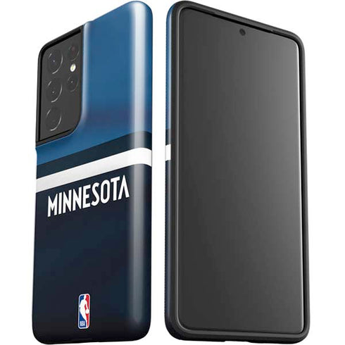 NBA Minnesota Timberwolves Jersey Galaxy S21 Ultra 5G Pro Case