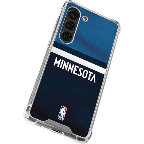NBA Minnesota Timberwolves Jersey Galaxy S23 Clear Case