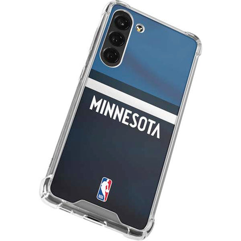 NBA Minnesota Timberwolves Jersey Galaxy S23 FE Clear Case