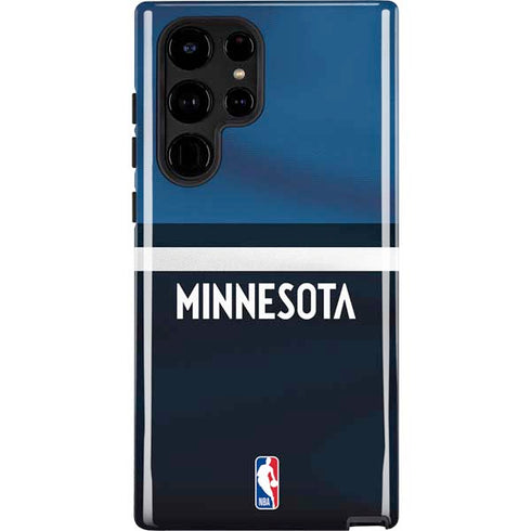 NBA Minnesota Timberwolves Jersey Galaxy S23 Ultra Pro Case