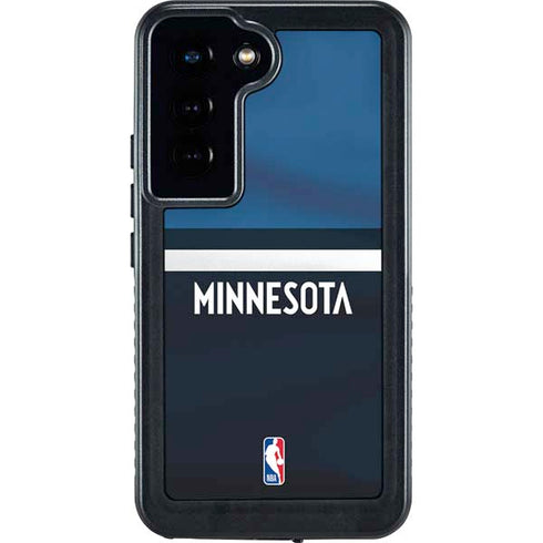 NBA Minnesota Timberwolves Jersey Galaxy S23 Waterproof Case