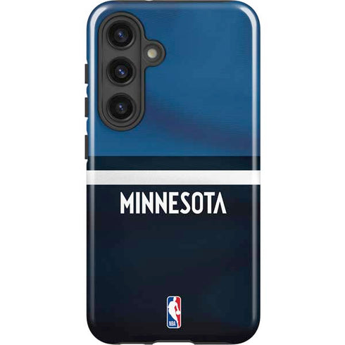 NBA Minnesota Timberwolves Jersey Galaxy S25 Impact Case
