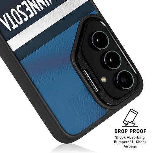 NBA Minnesota Timberwolves Jersey Galaxy S25 Plus Kickstand Case
