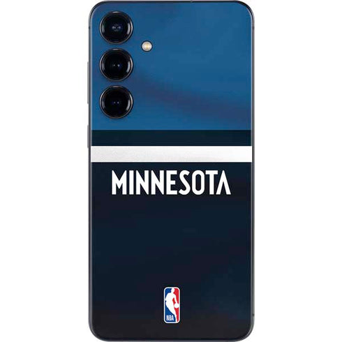 NBA Minnesota Timberwolves Jersey Galaxy S25 Plus Skin