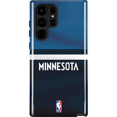 NBA Minnesota Timberwolves Jersey Galaxy S25 Ultra Impact Case