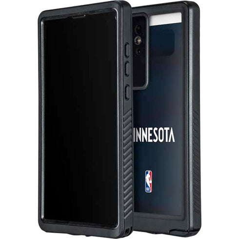 NBA Minnesota Timberwolves Jersey Galaxy S24 Ultra Waterproof Case