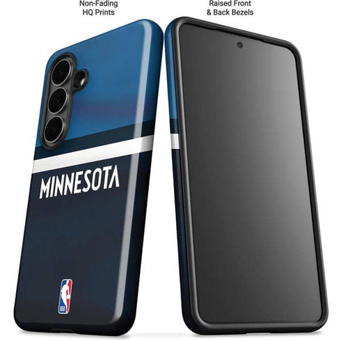 NBA Minnesota Timberwolves Jersey Galaxy S26 Impact Case