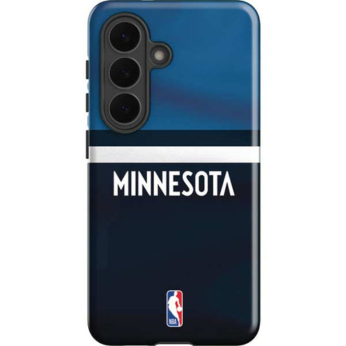 NBA Minnesota Timberwolves Jersey Galaxy S26 Plus Impact Case