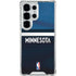 NBA Minnesota Timberwolves Jersey Galaxy S26 Ultra Clear Case