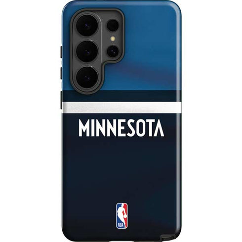 NBA Minnesota Timberwolves Jersey Galaxy S26 Ultra Impact Case