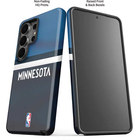 NBA Minnesota Timberwolves Jersey Galaxy S26 Ultra Impact Case