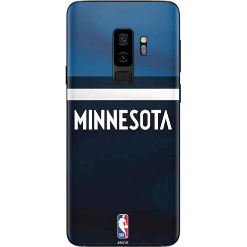 NBA Minnesota Timberwolves Jersey Galaxy S9 Plus Skin