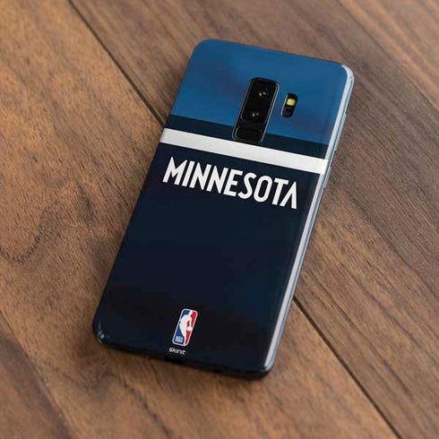 NBA Minnesota Timberwolves Jersey Galaxy S9 Plus Skin
