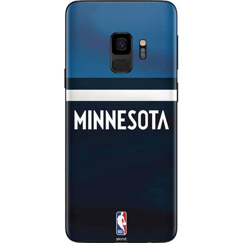 NBA Minnesota Timberwolves Jersey Galaxy S9 Skin