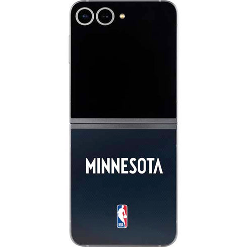 NBA Minnesota Timberwolves Jersey Galaxy Z Flip6 Skin