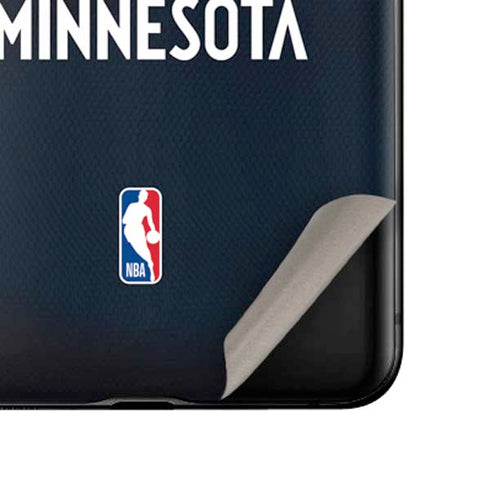 NBA Minnesota Timberwolves Jersey Galaxy Z Flip Skin